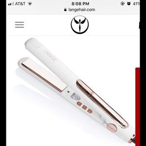 white L’ange le reve straightener